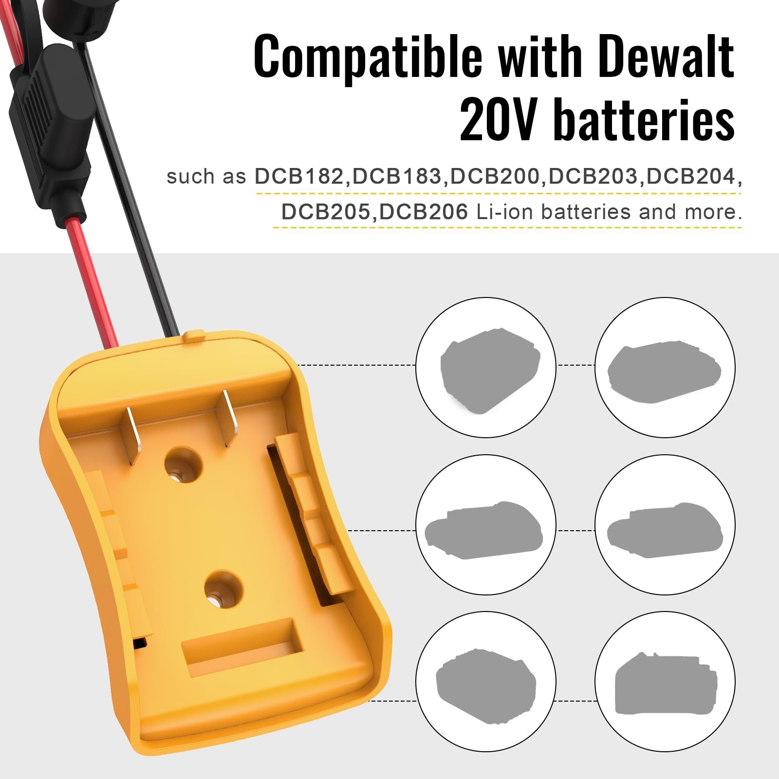 Azocek for Power Wheel Adapter Compatible with Wheels Connector