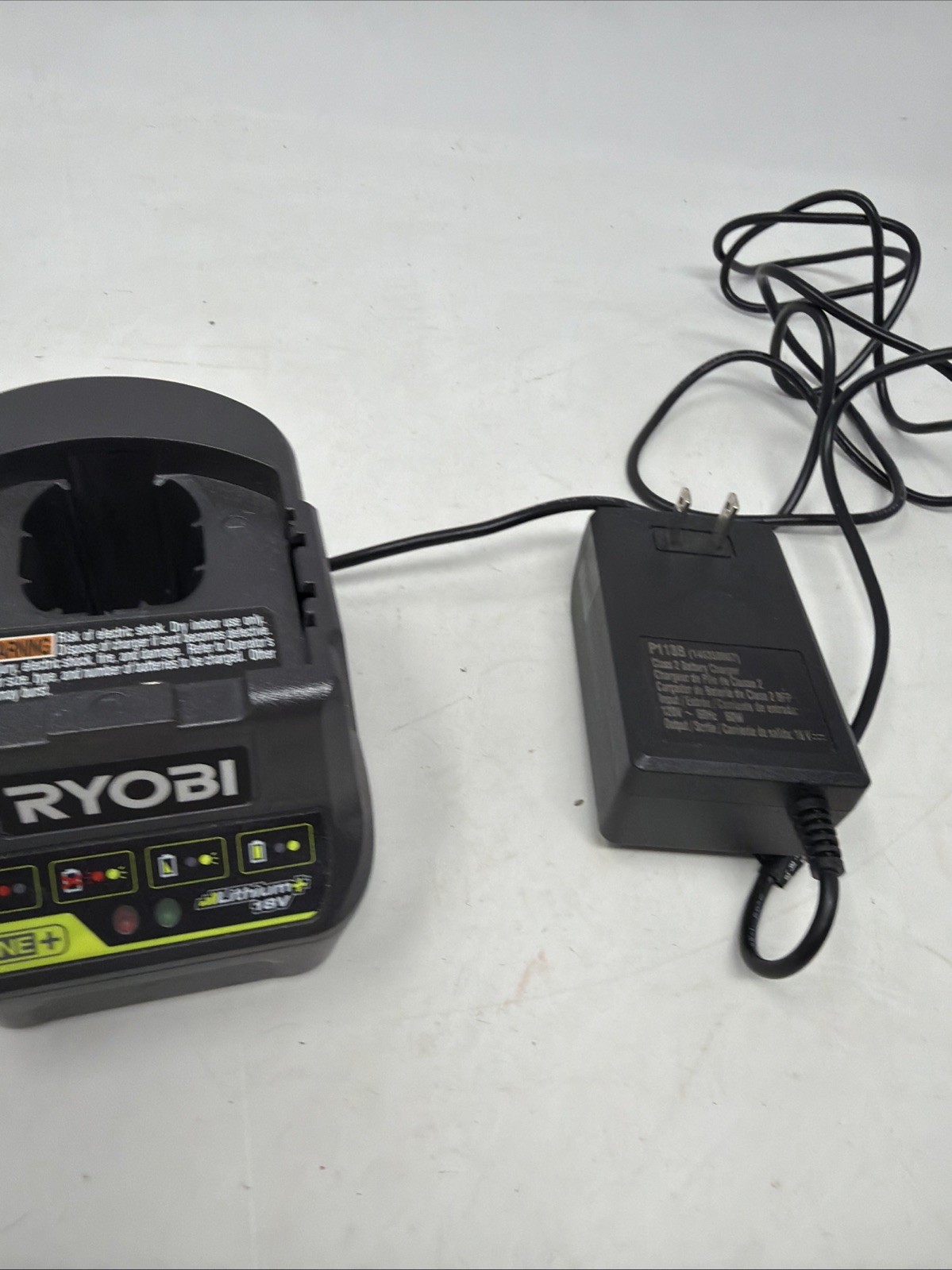 Ryobi One P118B 18V Lithium Ion Battery Charger Tested Works