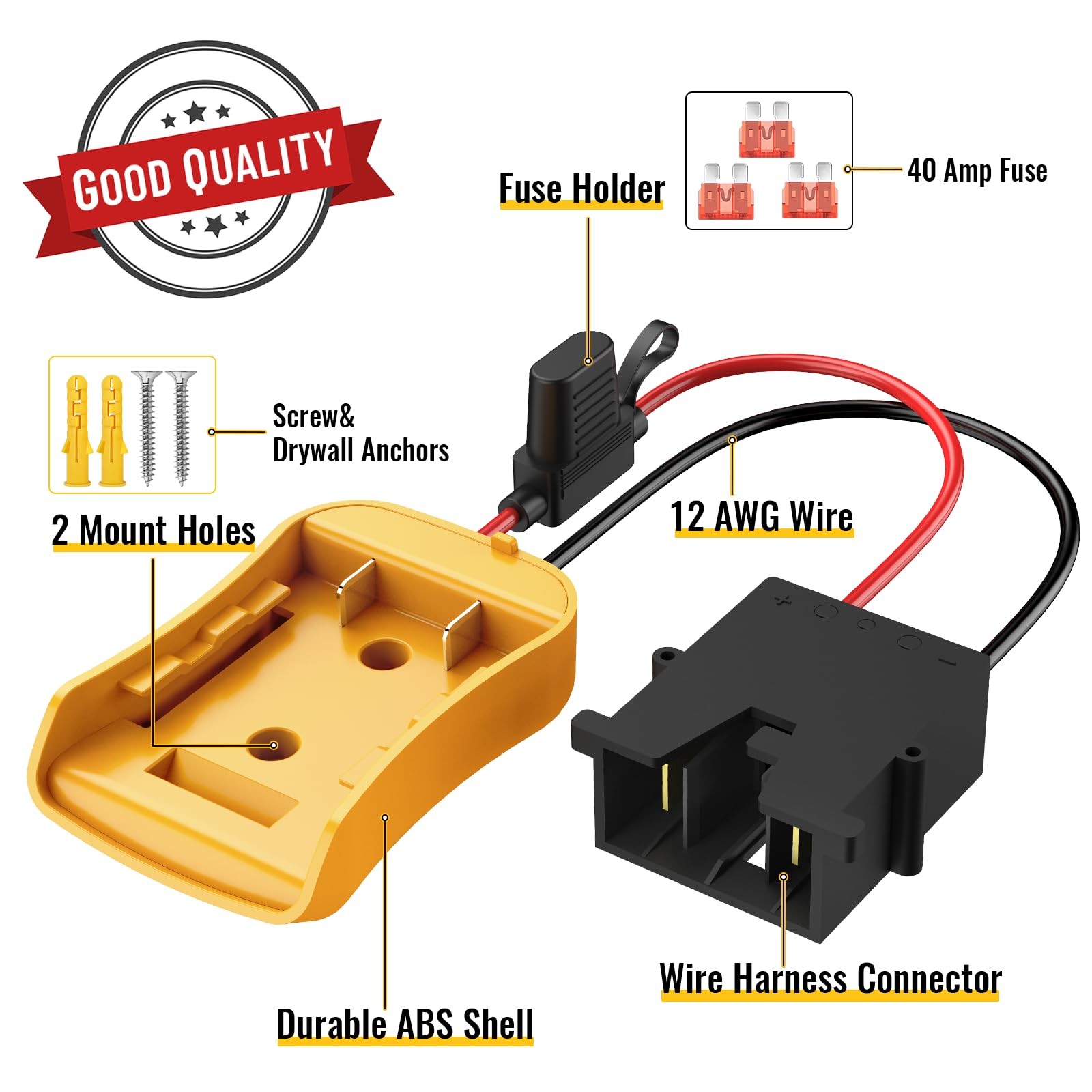 Azocek for Power Wheel Adapter Compatible with Wheels Connector