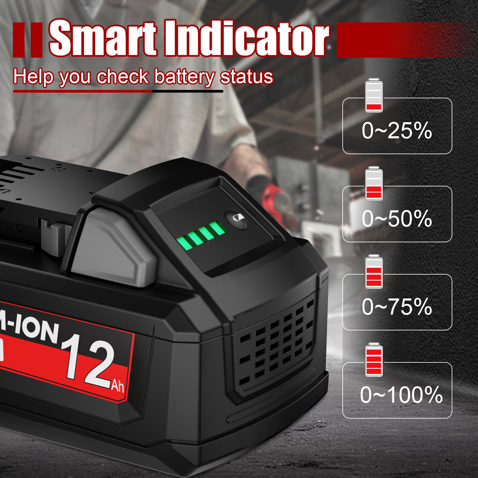 For Milwaukee for M18 Lithium 6.0AH Extended Capacity Battery 48-11-1860 1-4x US