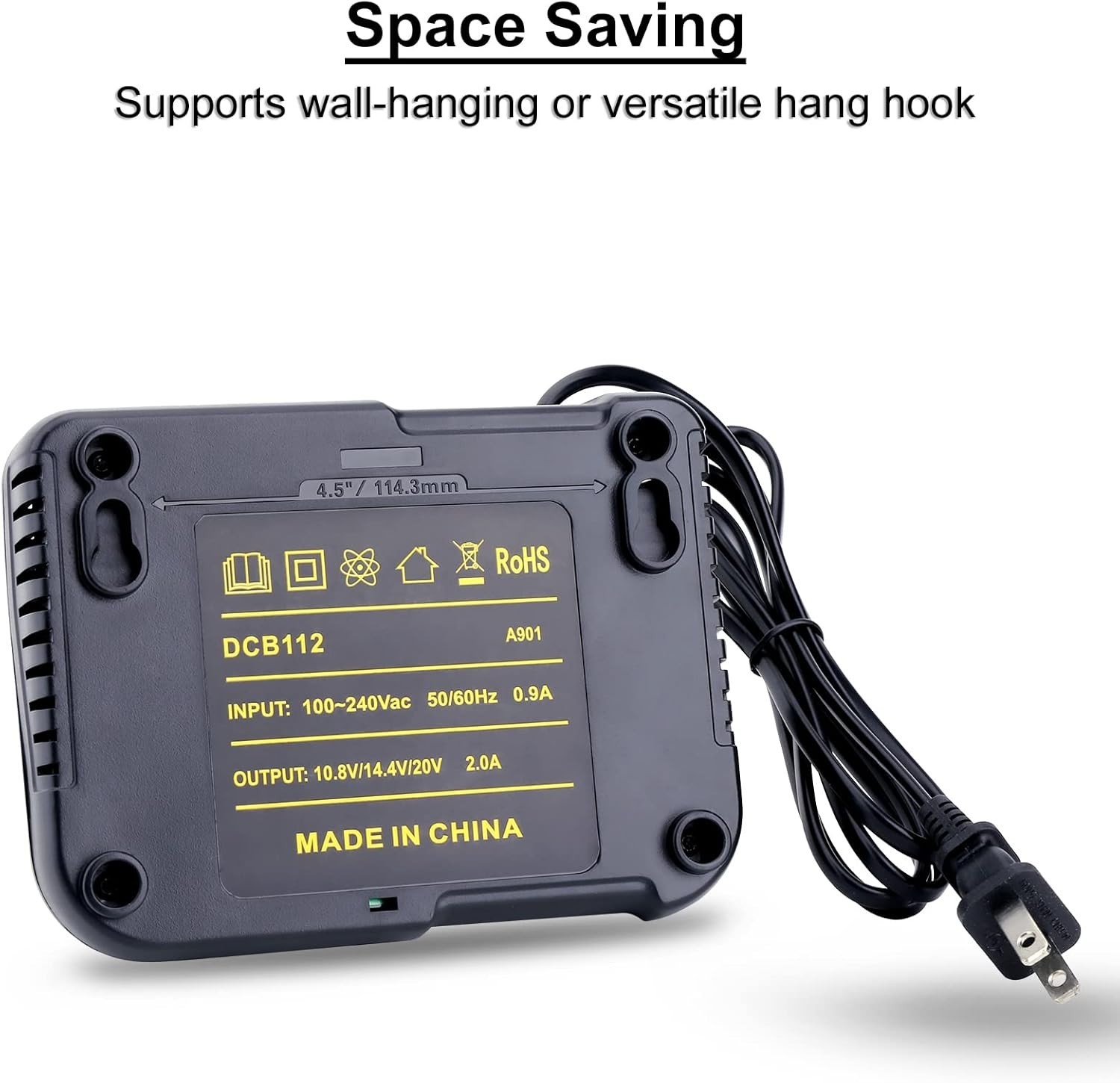 Advanced 20V Max Charger with Smart Diagnostics: Fits All Li-Ion Battery Packs