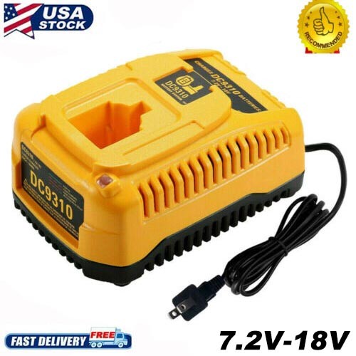 DC9310 FAST Charger 18Volt for Dewalt 7.2V-18V Battery NiCd/NiMh DC9096 DC9098