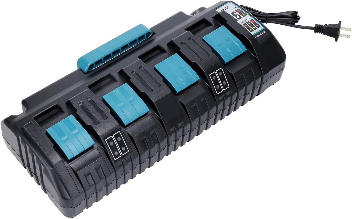 DC18SF For Makita 14.4-18V LXT Li-ion Dual 4 Port High & FAST Battery Charger