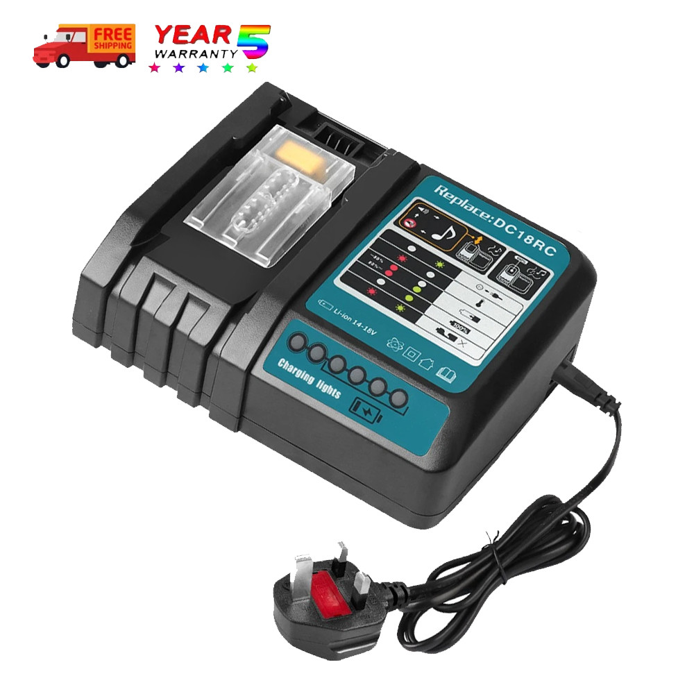 Battery Charger DC18RC Rapid Optimum 18V LXT Lithium-Ion Compatible with BL1830