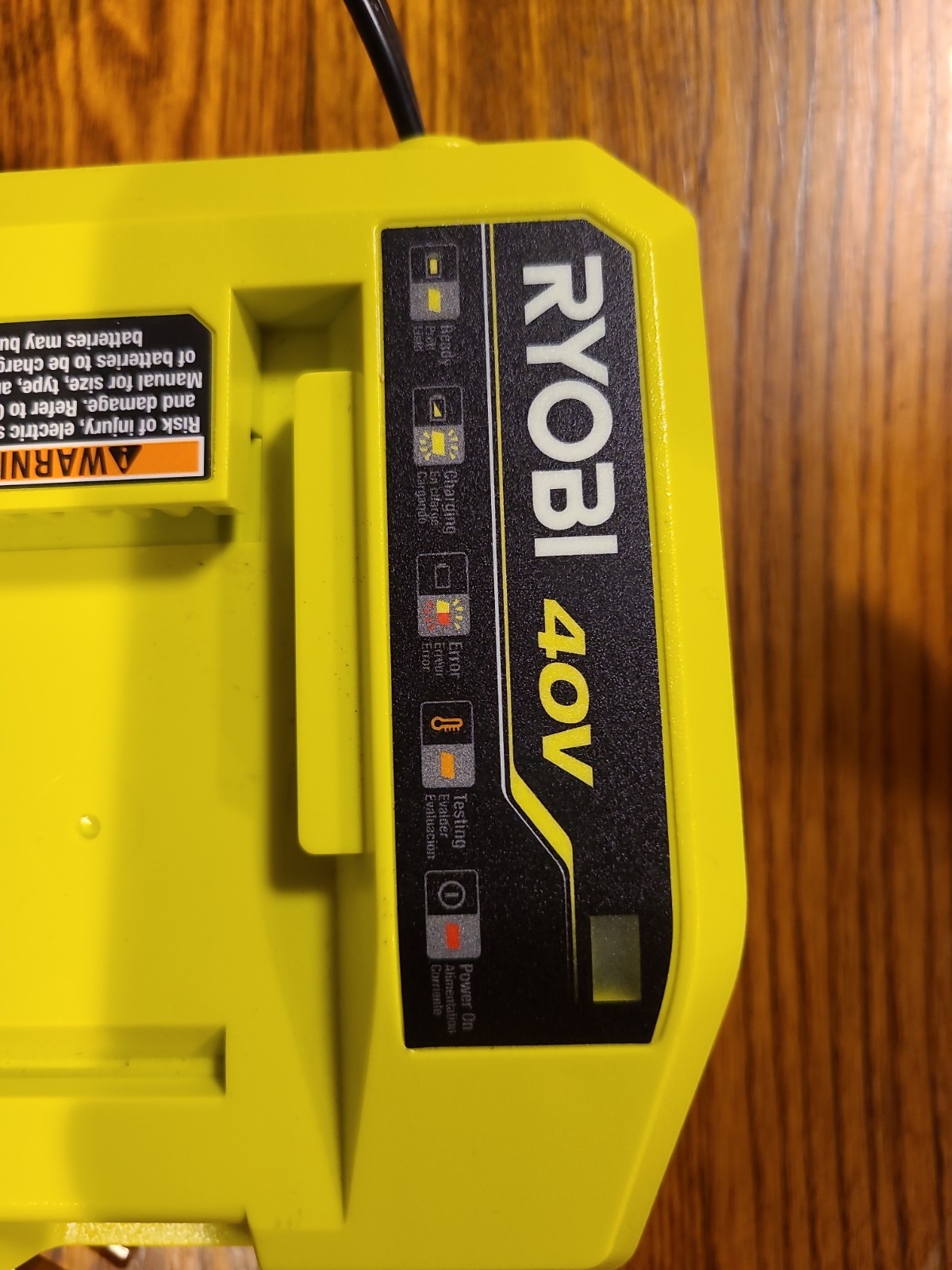 Rapid Charger For Ryobi 40V OP408VNM Lithium Battery OP406VNM OP40602 OP401 LED