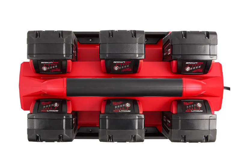 Milwaukee M18 Six Bay Rapid Charger Station | MPN : 48-59-1809 | Pack of 1