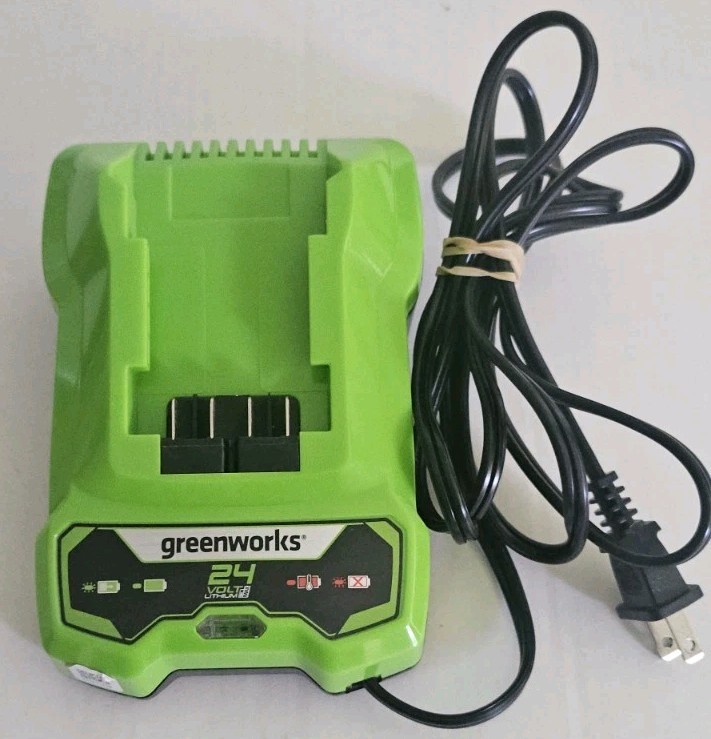 Greenworks G24 24v Lithium-Ion Battery Charger OEM #2903102 Tested