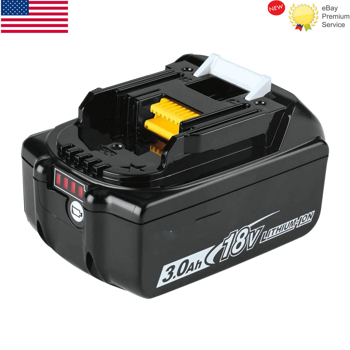 for Replace 18V Makita Power Tools 3.0Ah Battery BL1860B BL1850B BL1830B Charger