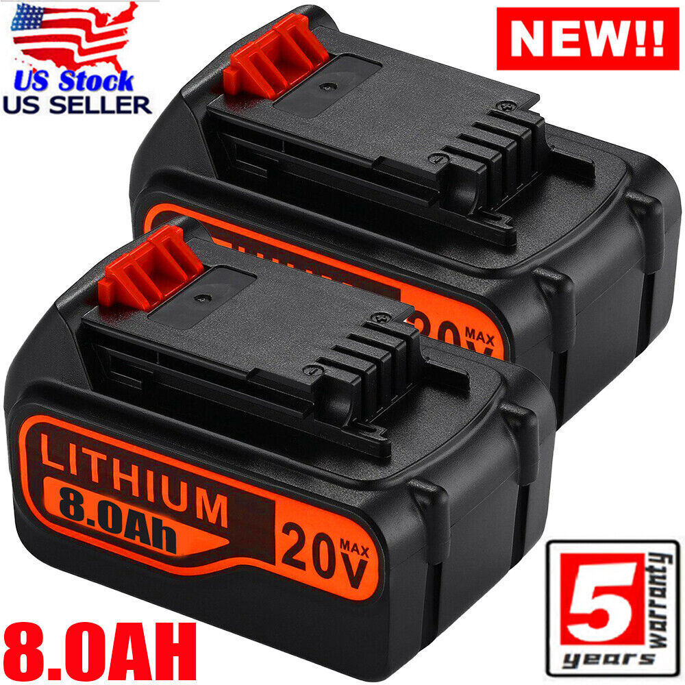Pack LBXR20 20V For Black+Decker Max Lithium Battery / Charger LBXR20-OPE LB20