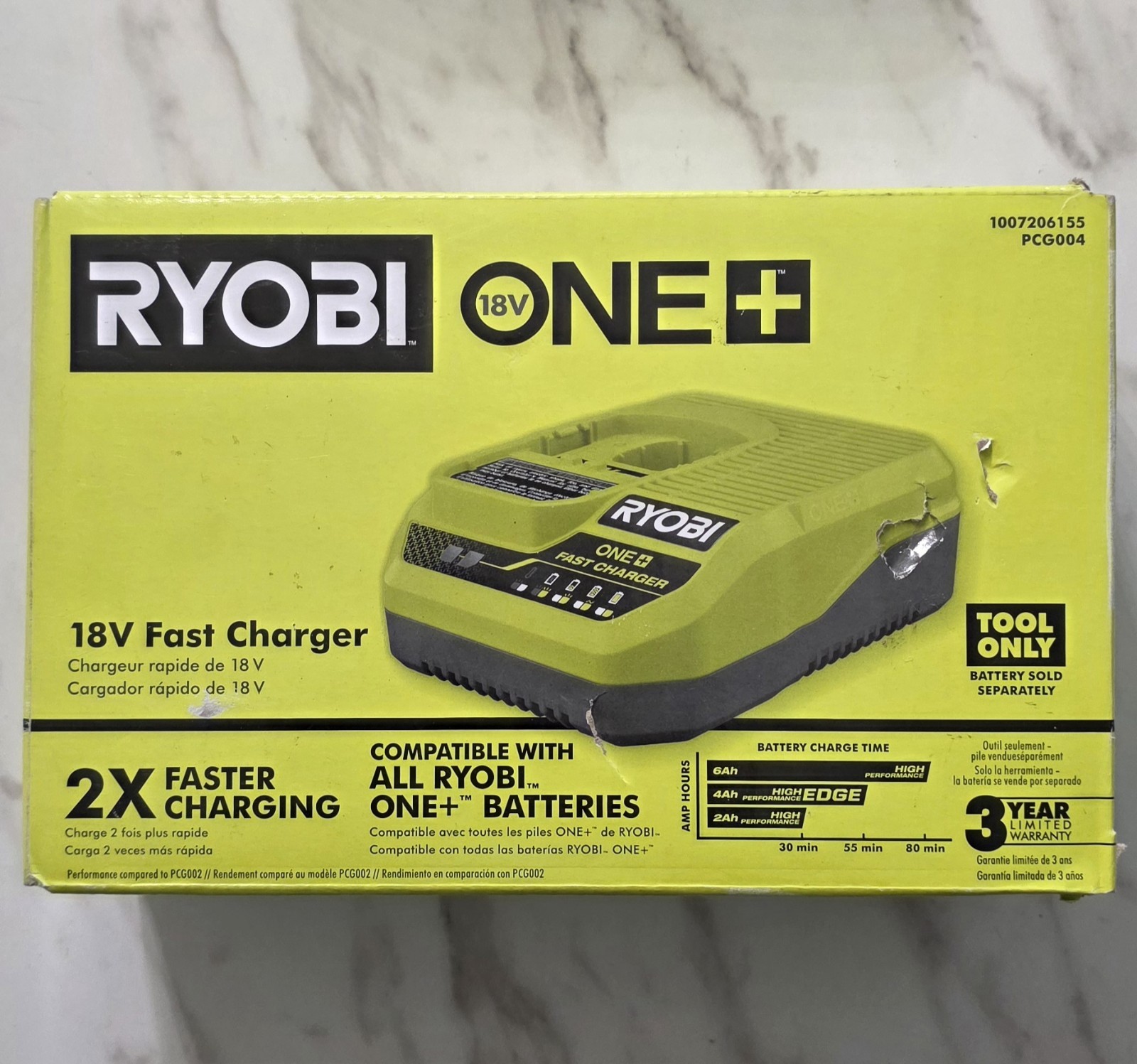 RYOBI ONE+ 18V Fast Charger