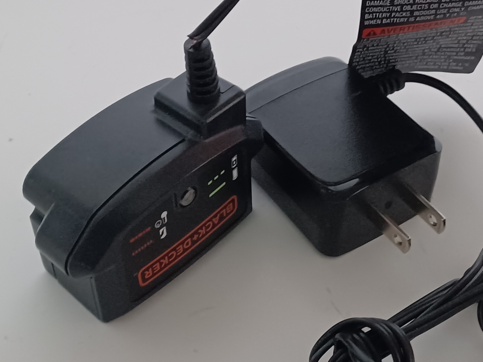 Black & Decker LCS1620 120V Type 1 Class 2 Lithium Battery Charger