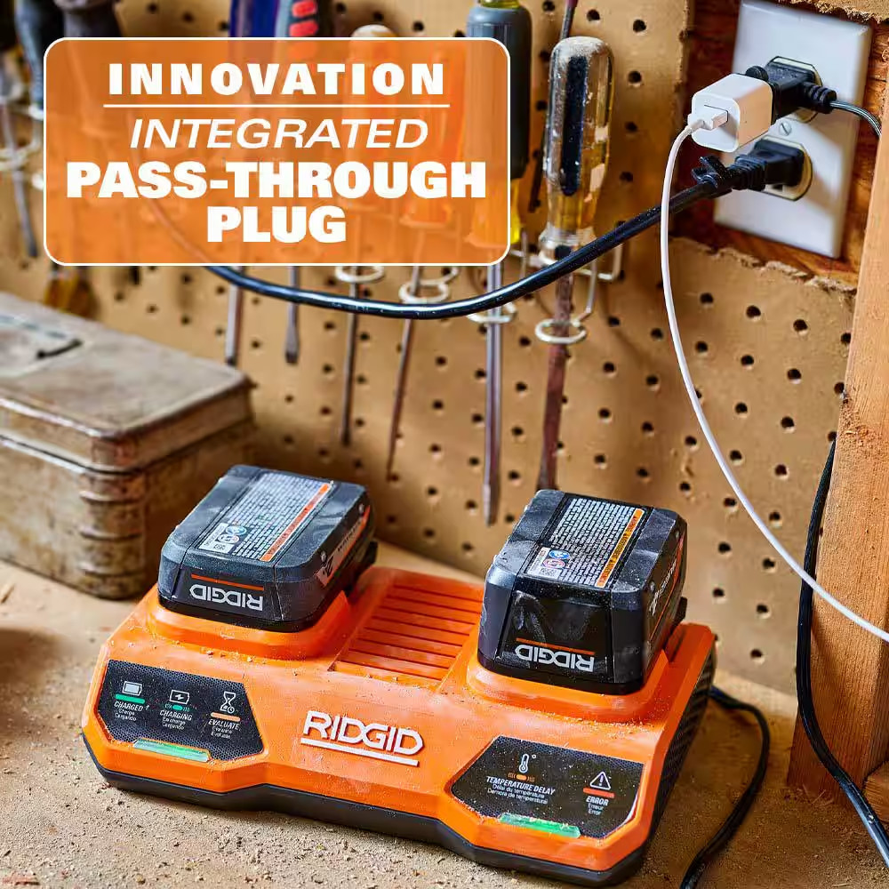 18V Dual Port Simultaneous Charger