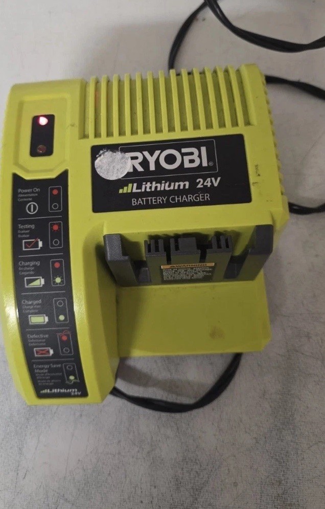 Ryobi OP140 24V Lithium Battery Charger TESTED. 0P140. Free Shipping
