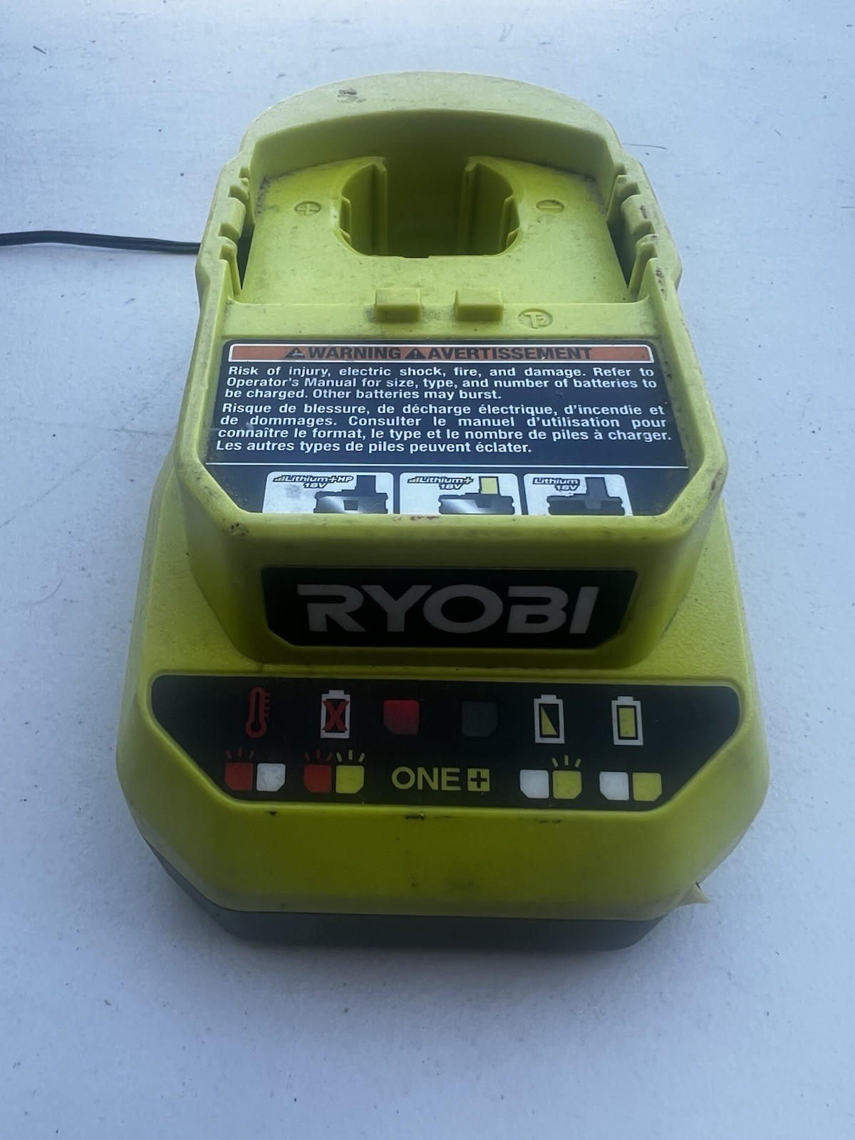 RYOBI PCG002 P118 One+ 18V Battery Charger