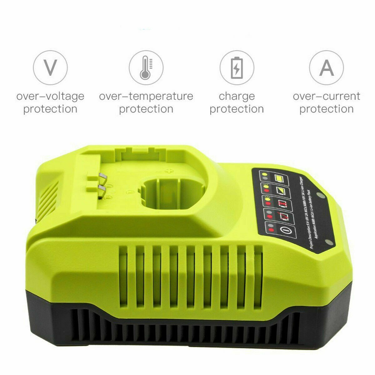 P117 Fast Charger For RYOBI For One+ Plus P108 18V High Capacity Battery 12v/18v