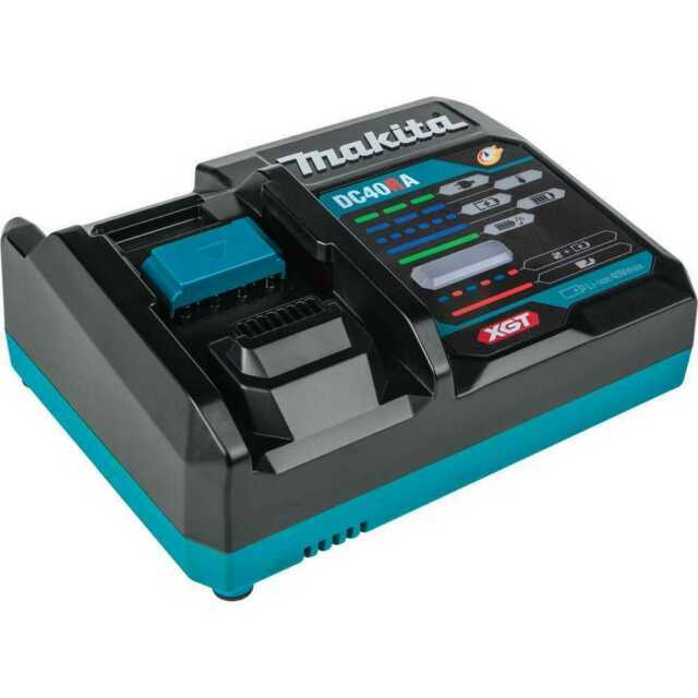 Makita DC40RA 40V Max XGT Rapid Optimum Charger – Black/Blue