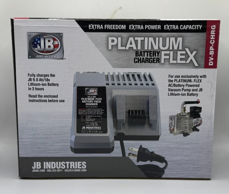 JB Platinum Flex Battery Charger DV-BP-CHRG **AE13**