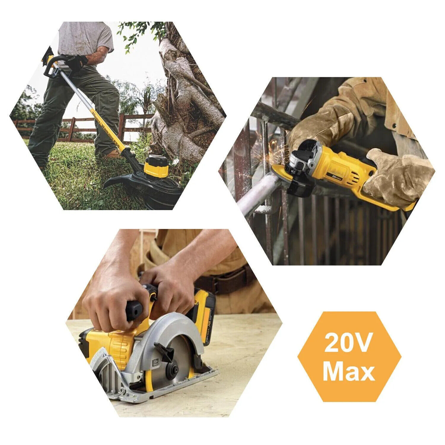 20V FOR DEWALT 20 Volt MAX Lithium-Ion Battery / Charger DCB200-2 DCB203 DCB201