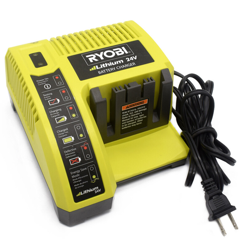 Genuine 24 Volt Ryobi OP242 OP140 Lithium Battery Charger Power Tested &Working