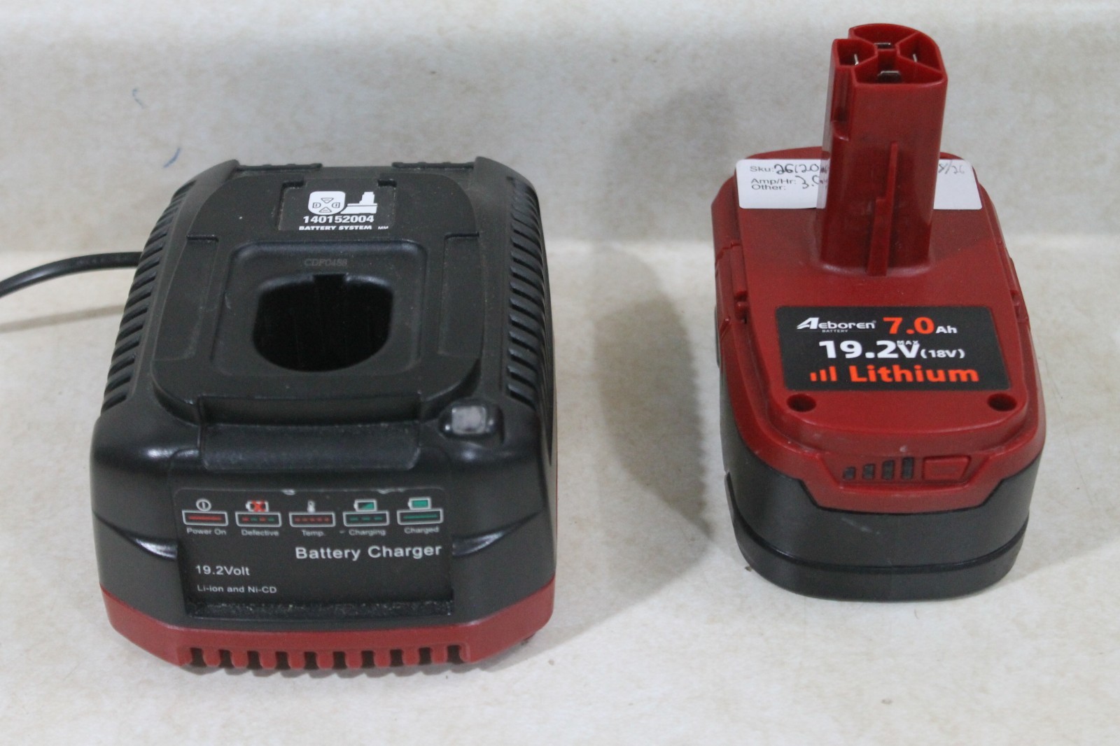 TESTED For Craftsman C3 19.2v Volt Lithium – Ion Battery Charger Set
