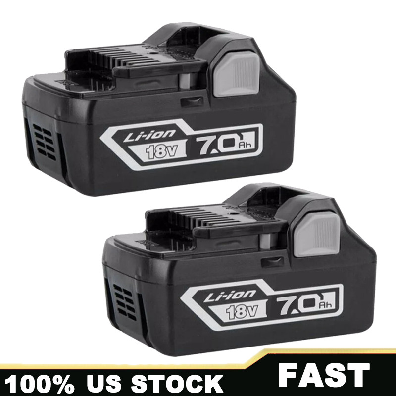 2X For HITACHI HXP 18V Lithium Battery BSL1815 BSL1815X BSL1830 BSL1840 7.0Ah