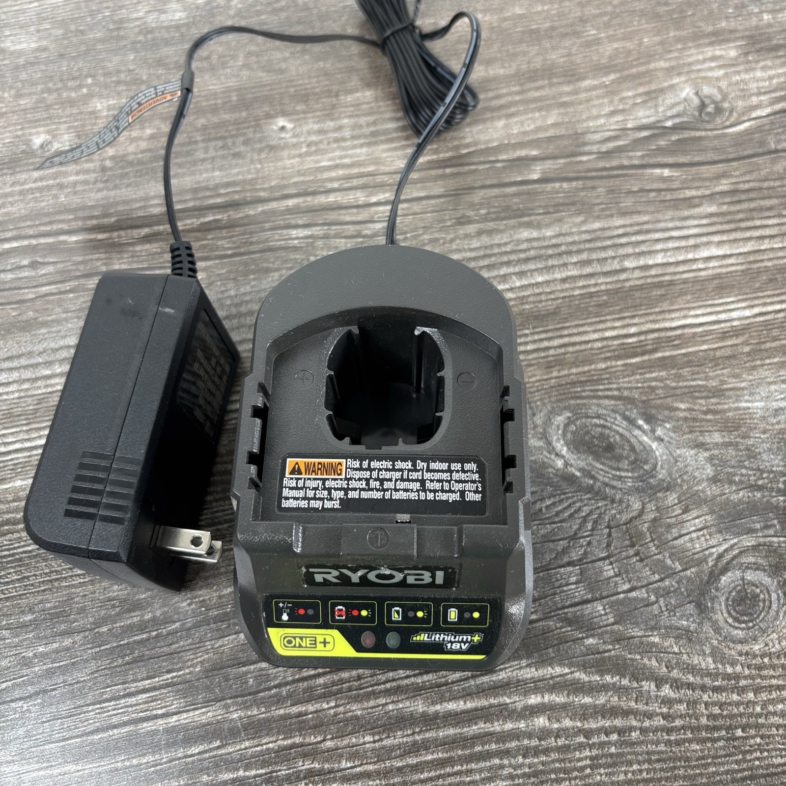 Genuine Ryobi 18v Lithium Battery Charger P118B