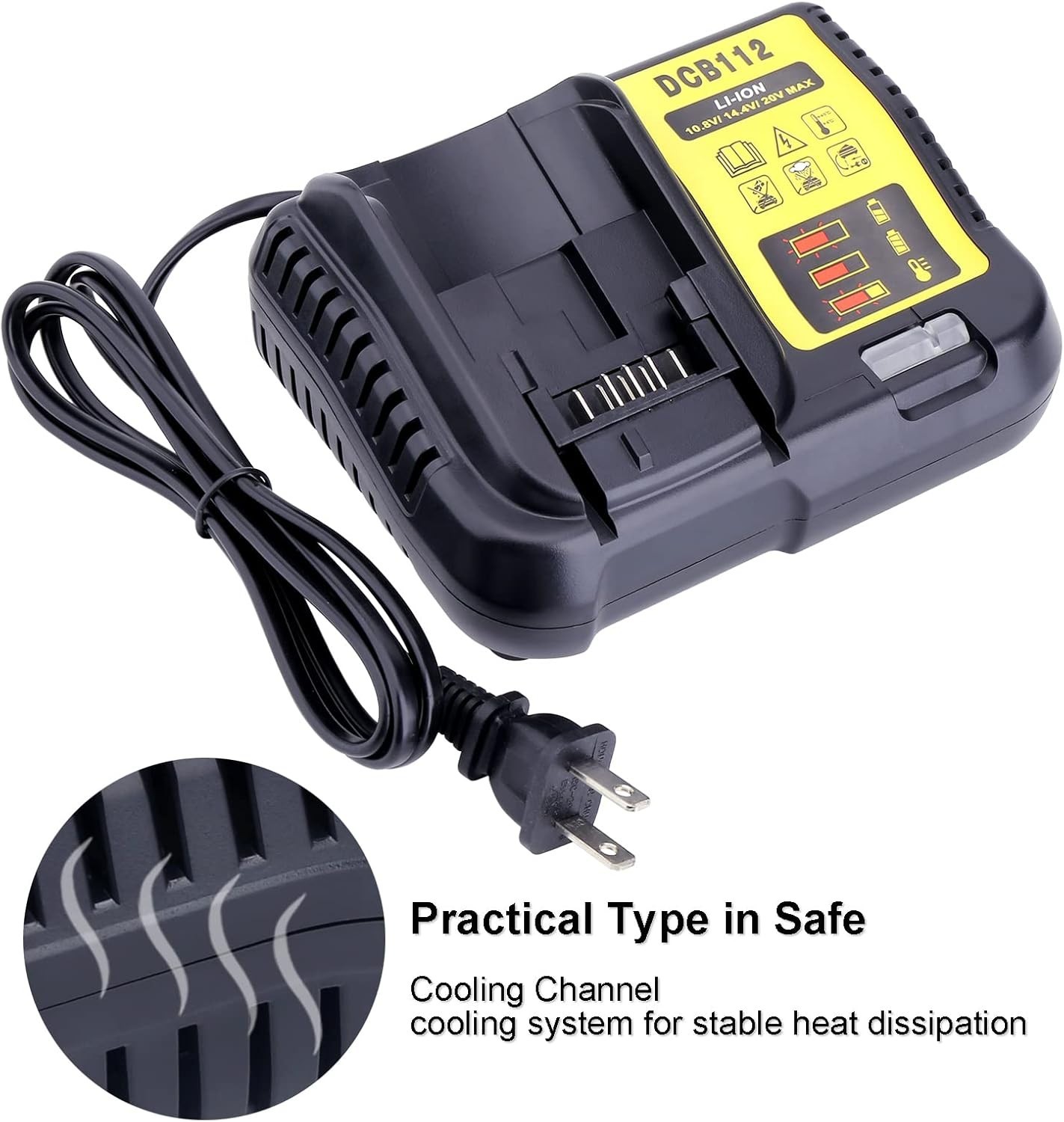 Fast Charging 20V Max Lithium-Ion Charger with Intelligent Protection System