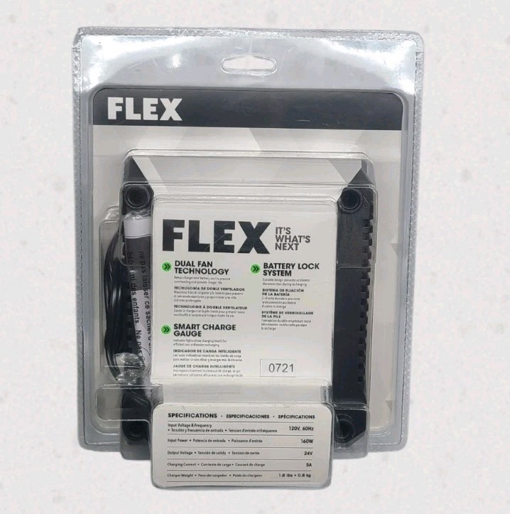 Genuine FLEX FX0411-Z 24V 160W Lithium-Ion Battery Fast Charger