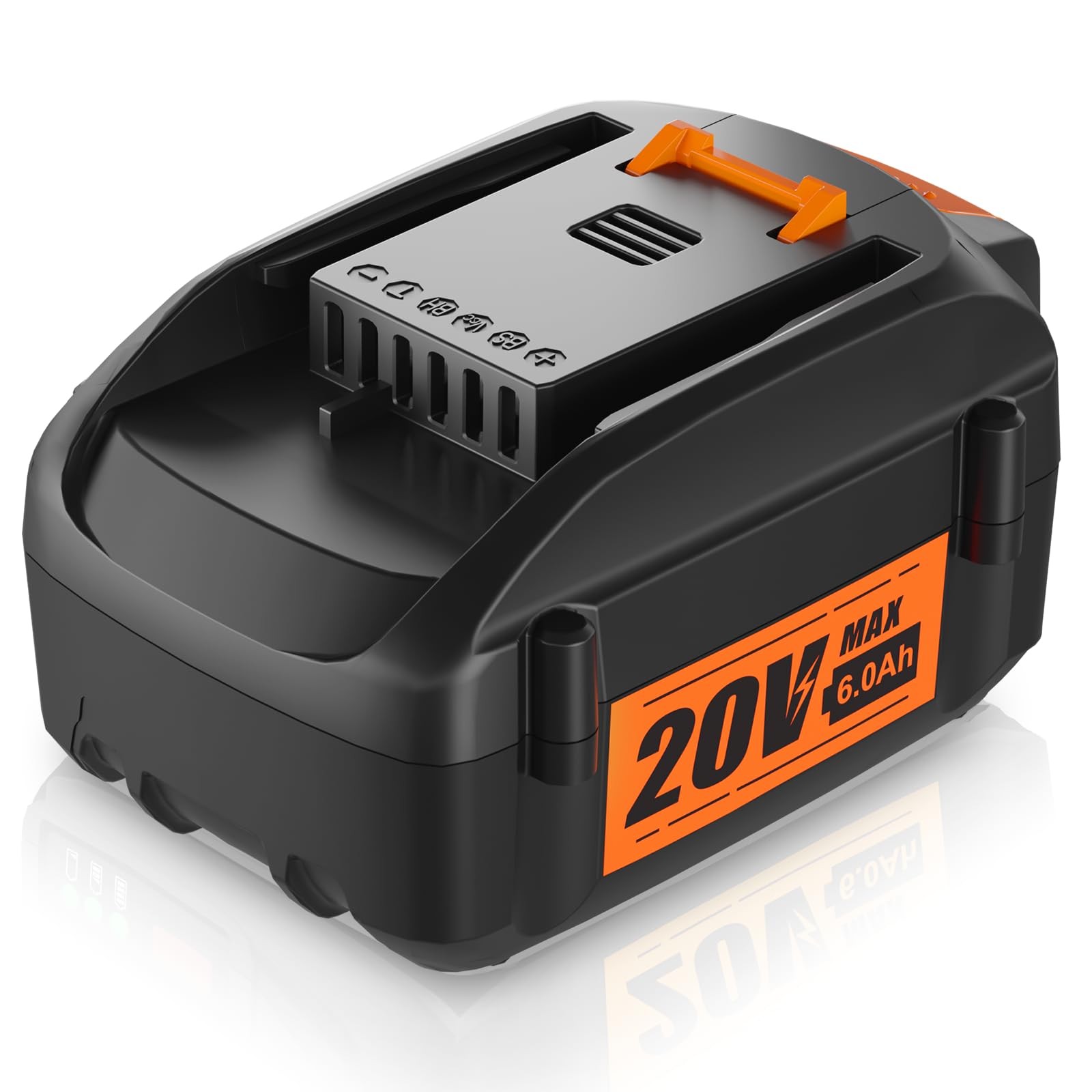 C Dsanke C 2Pack Dsanke Wa3520 20V 6.0Ah Replacement For Worx 20V Battery