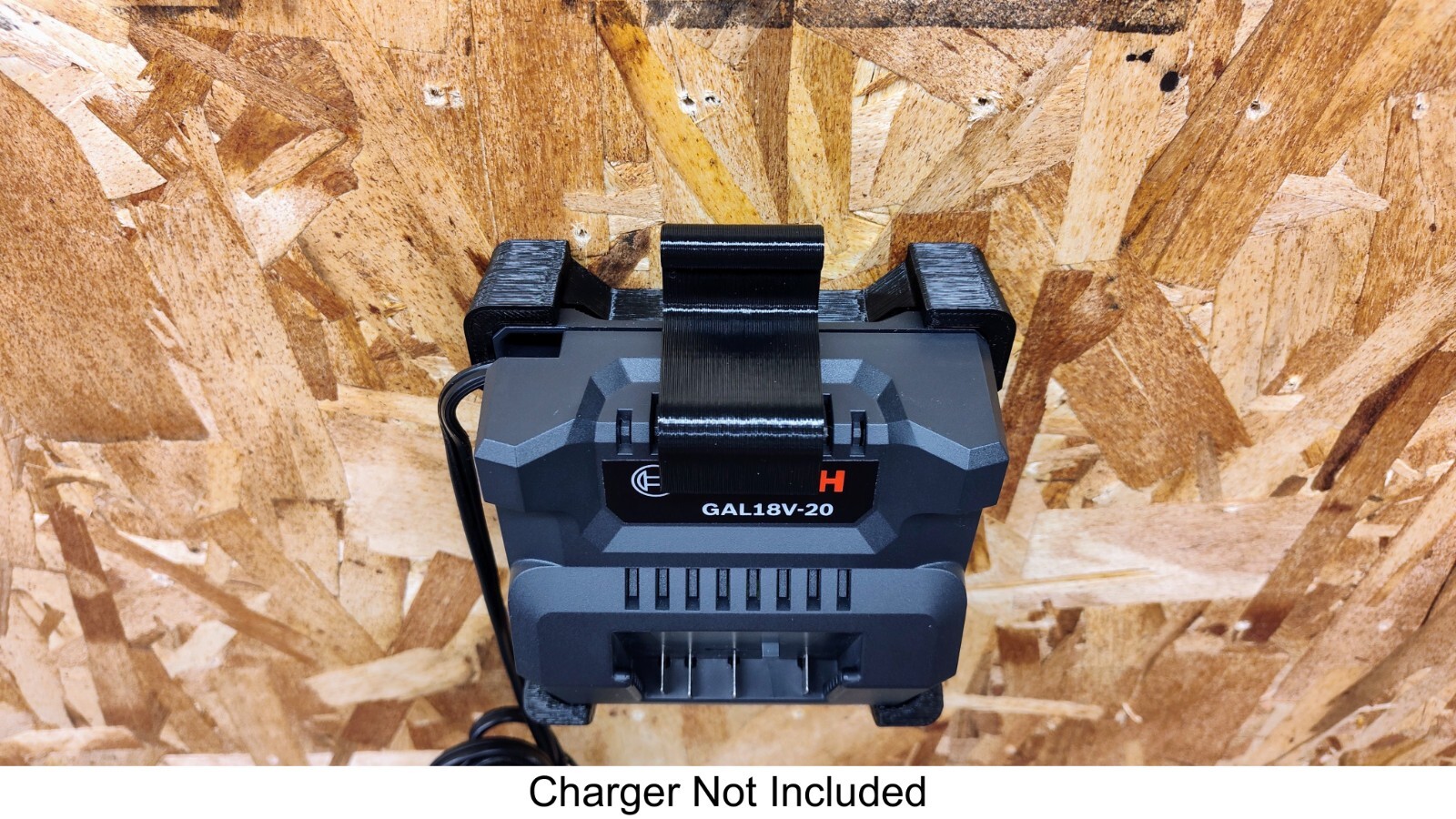 Wall Mount for Bosch GAL 18V-20 Charger (Charger Not Included)