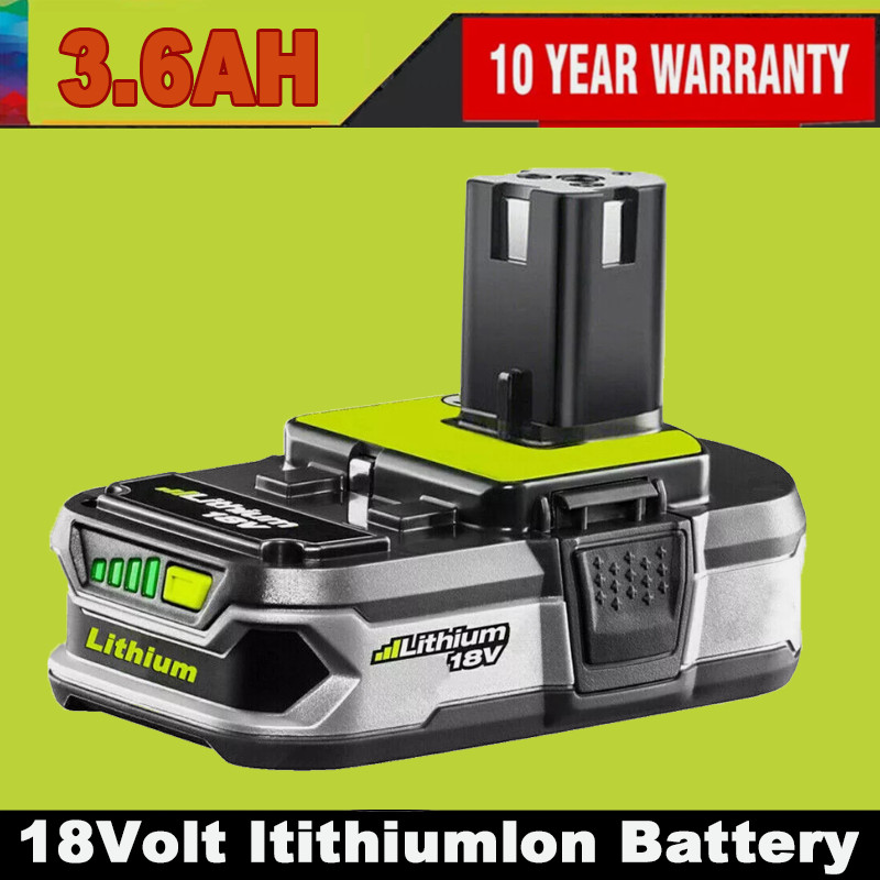 3.6Ah For RYOBI P108 18V One Plus High Capacity Battery 18 Volt Lithium-Ion New