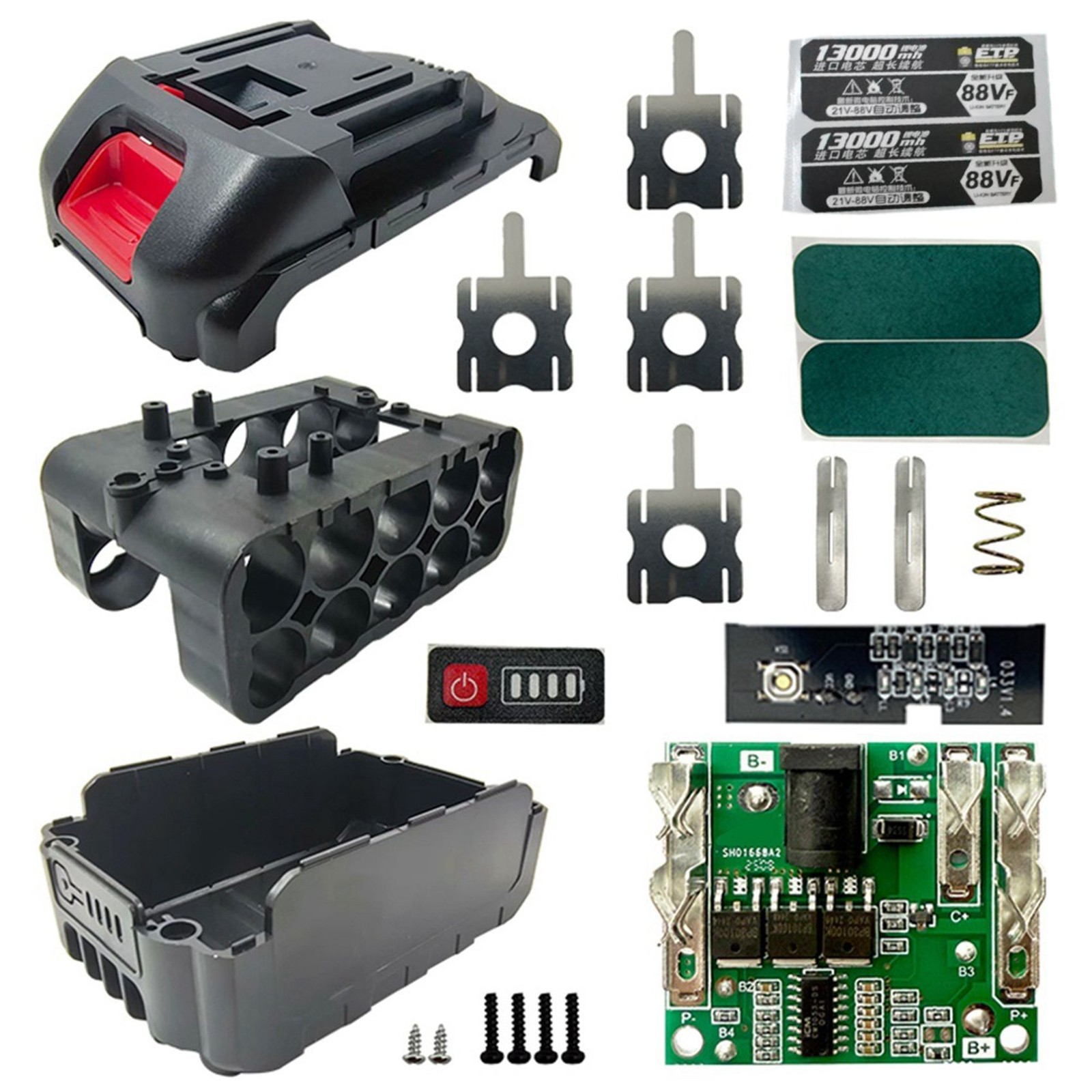 18650 Li-Ion Battery Storage Box Case PCB Circuit Board for for2773