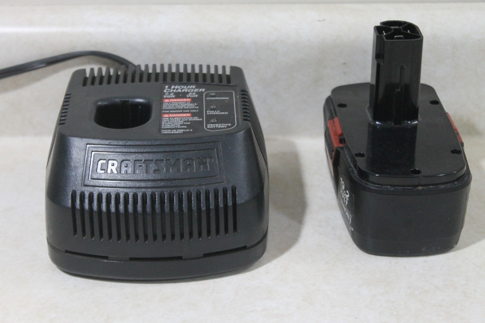 TESTED For Craftsman 19.2v Volt NiCd Battery Charger Set 1425301 130279005