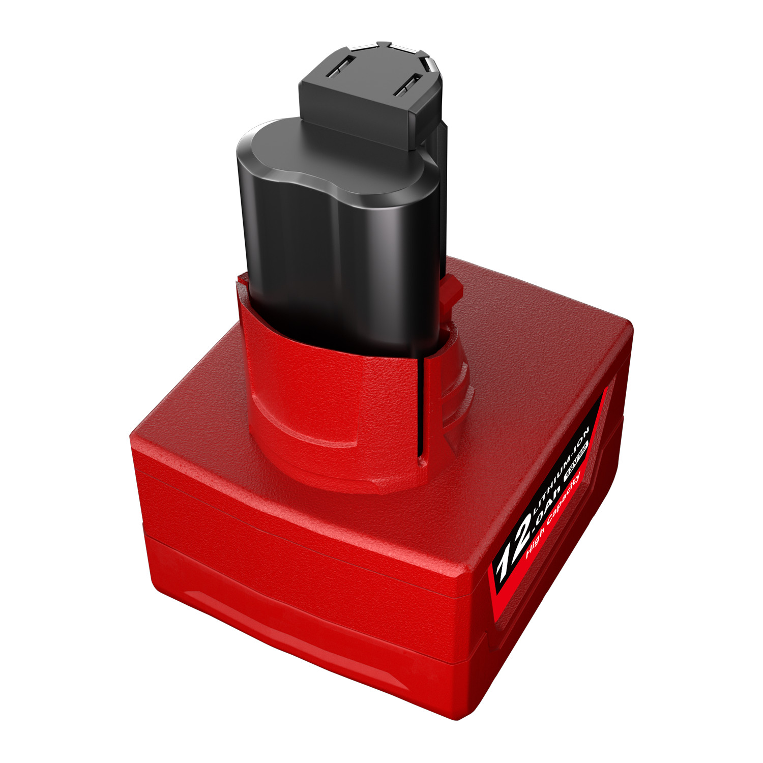 12V 12Ah Pack For Milwaukee M12B6 Lithium M12 Battery M12B5 48-11-2440 Cordless
