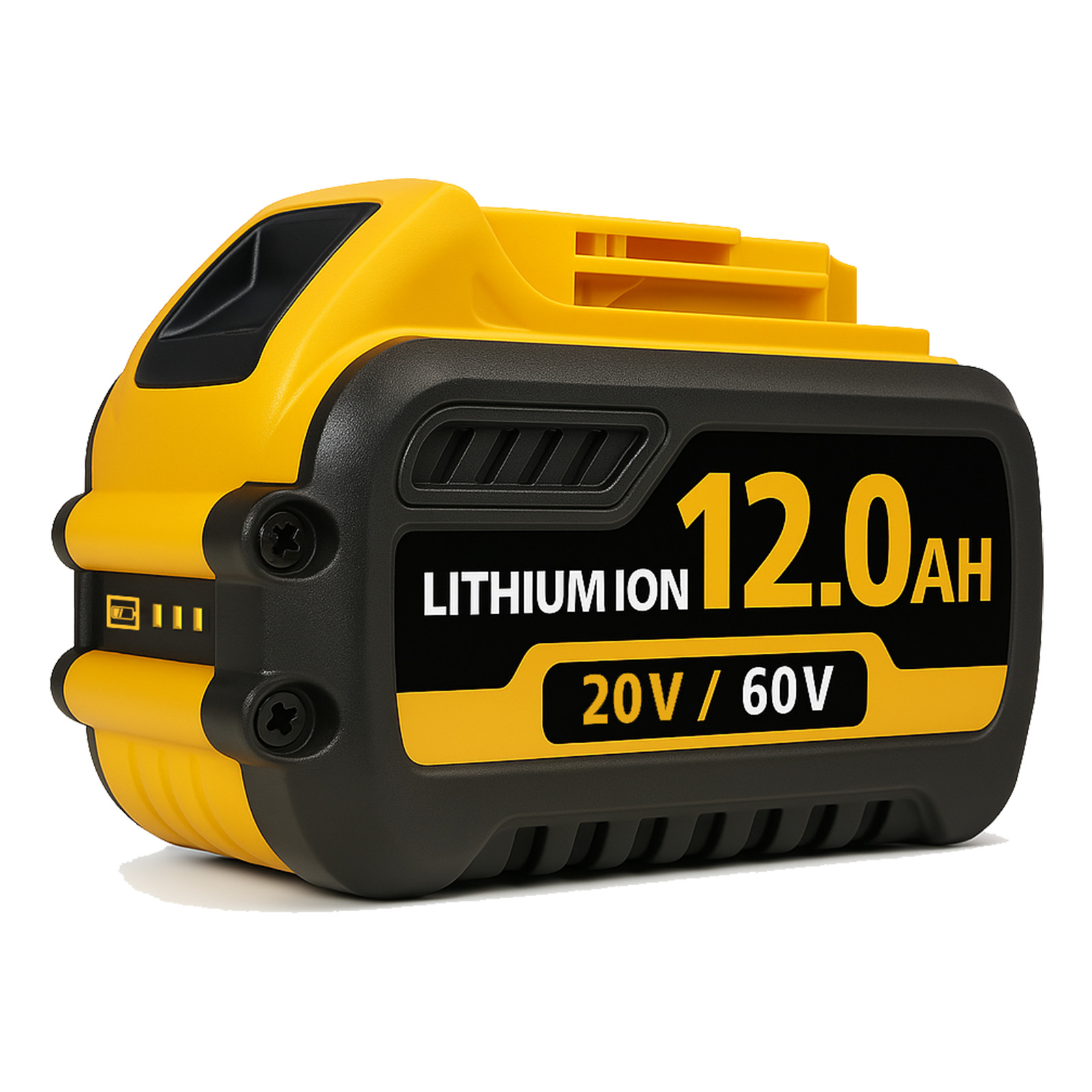 2PCS 12Ah Replacement DCB606-2 Battery for Dewalt 20V 60V Max Battery & Charger/