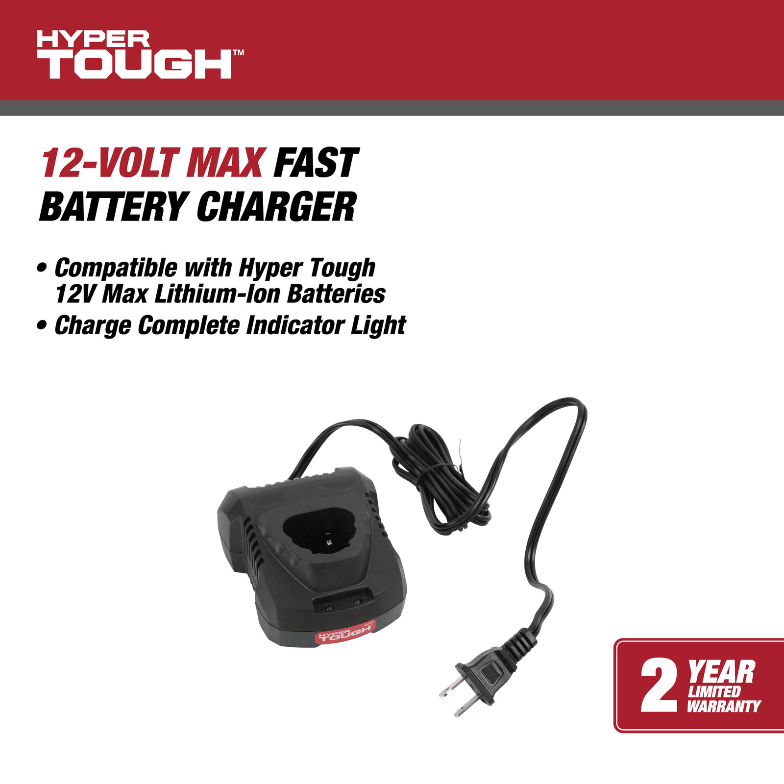 12V Max Fast Battery Charger for 12V Lit-Ion Batteries
