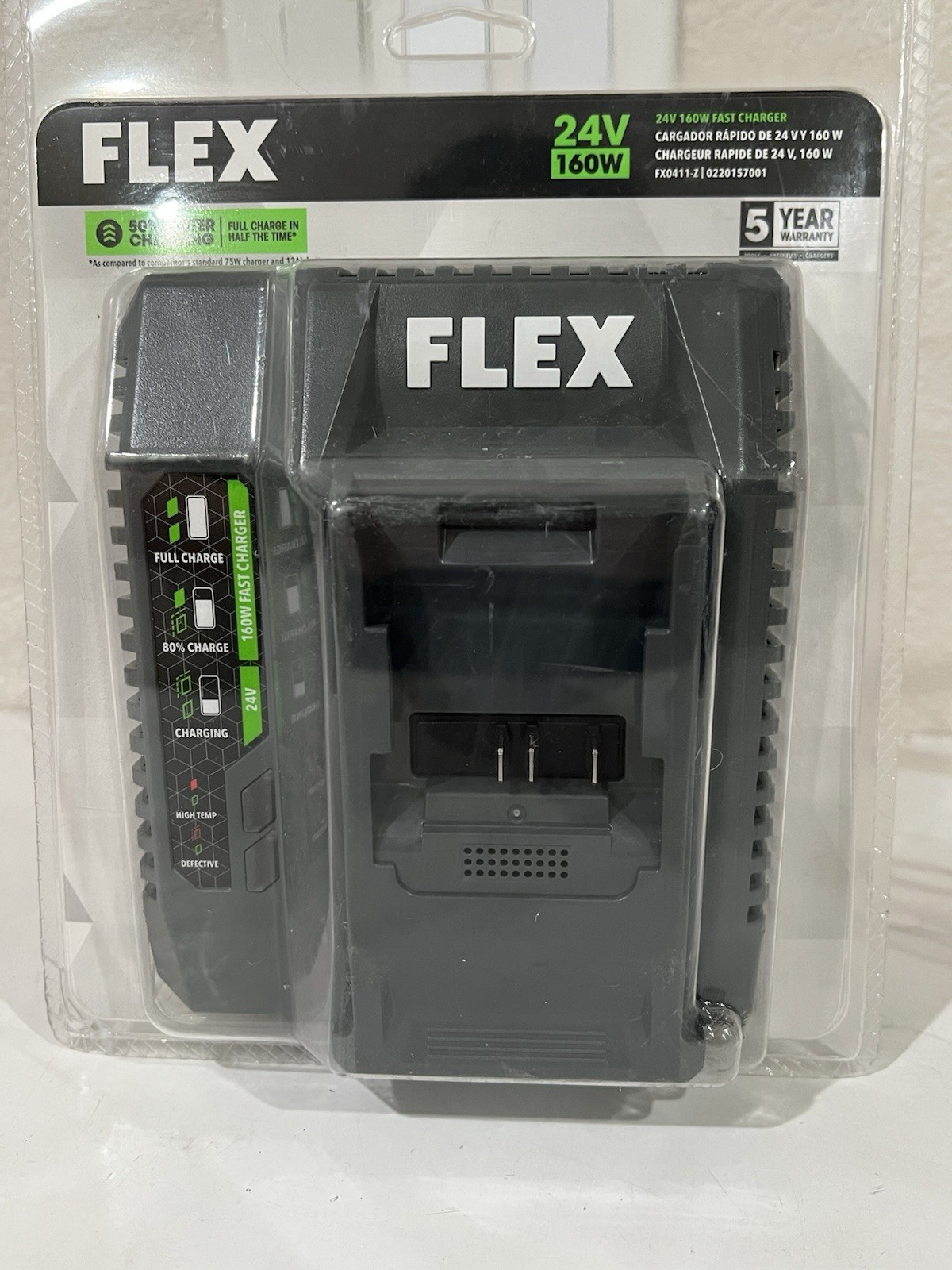 FLEX 24V Lithium-Ion 160W Battery Fast Charger – FX0411-Z