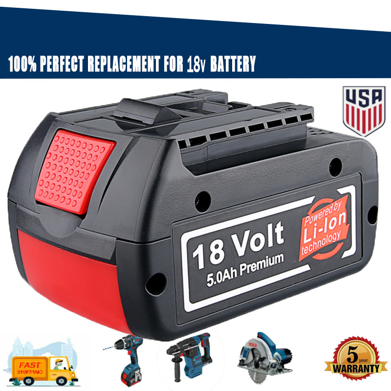 For BOSCH BAT609 18V CORE 18 Volt 5.0 Ah High Performance Battery Li-ion BAT618