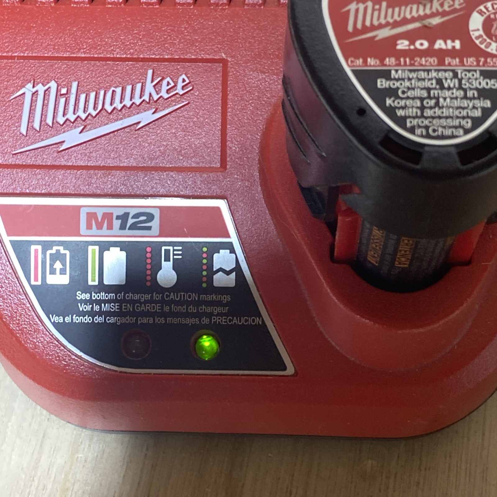Milwaukee M12/M18 Charger + Milwaukee M12 Charger Genuine New