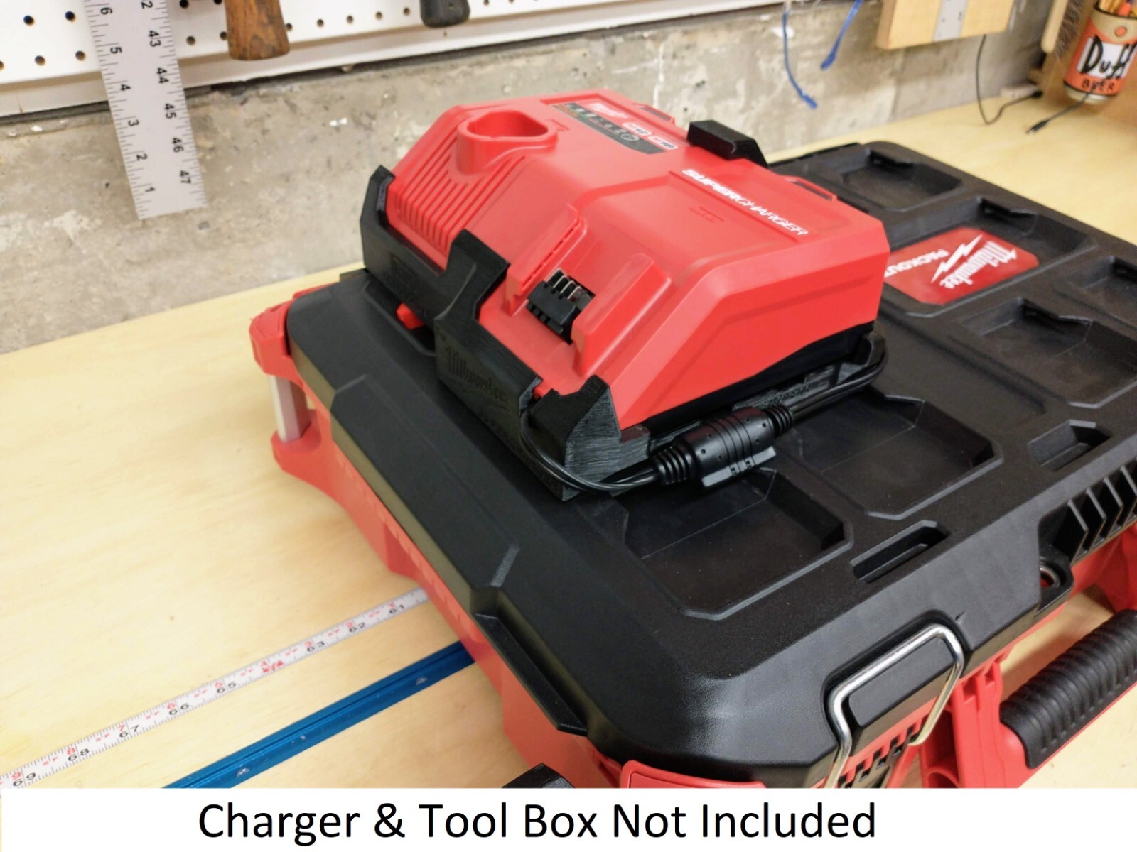 Packout Mount for Milwaukee Super Charger M12 & M18 (Model 48-59-1811)