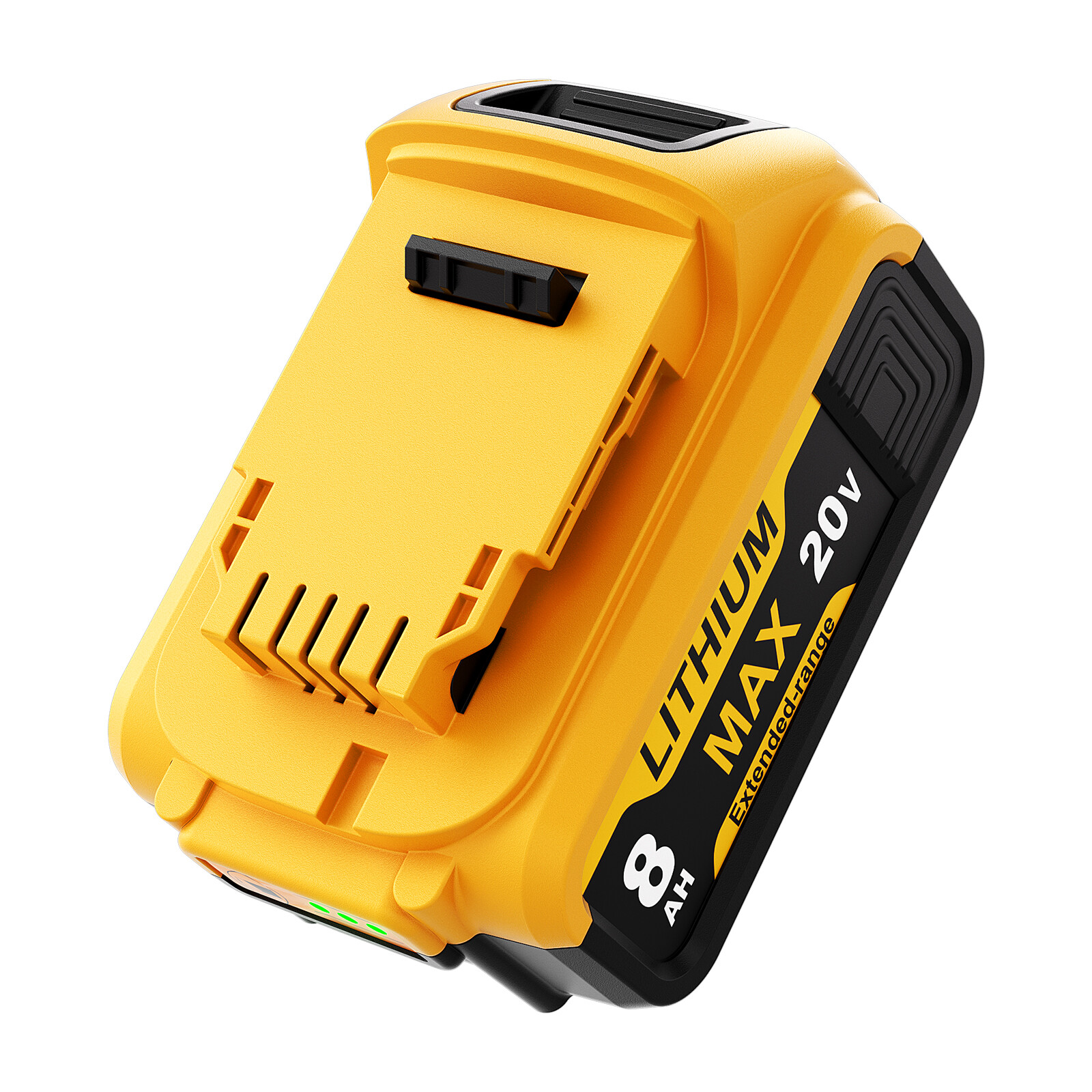 1Pack For Dewalt 20V 20 Volt Max 8.0AH Lithium Ion Battery DCB206 DCB205 DCB204D