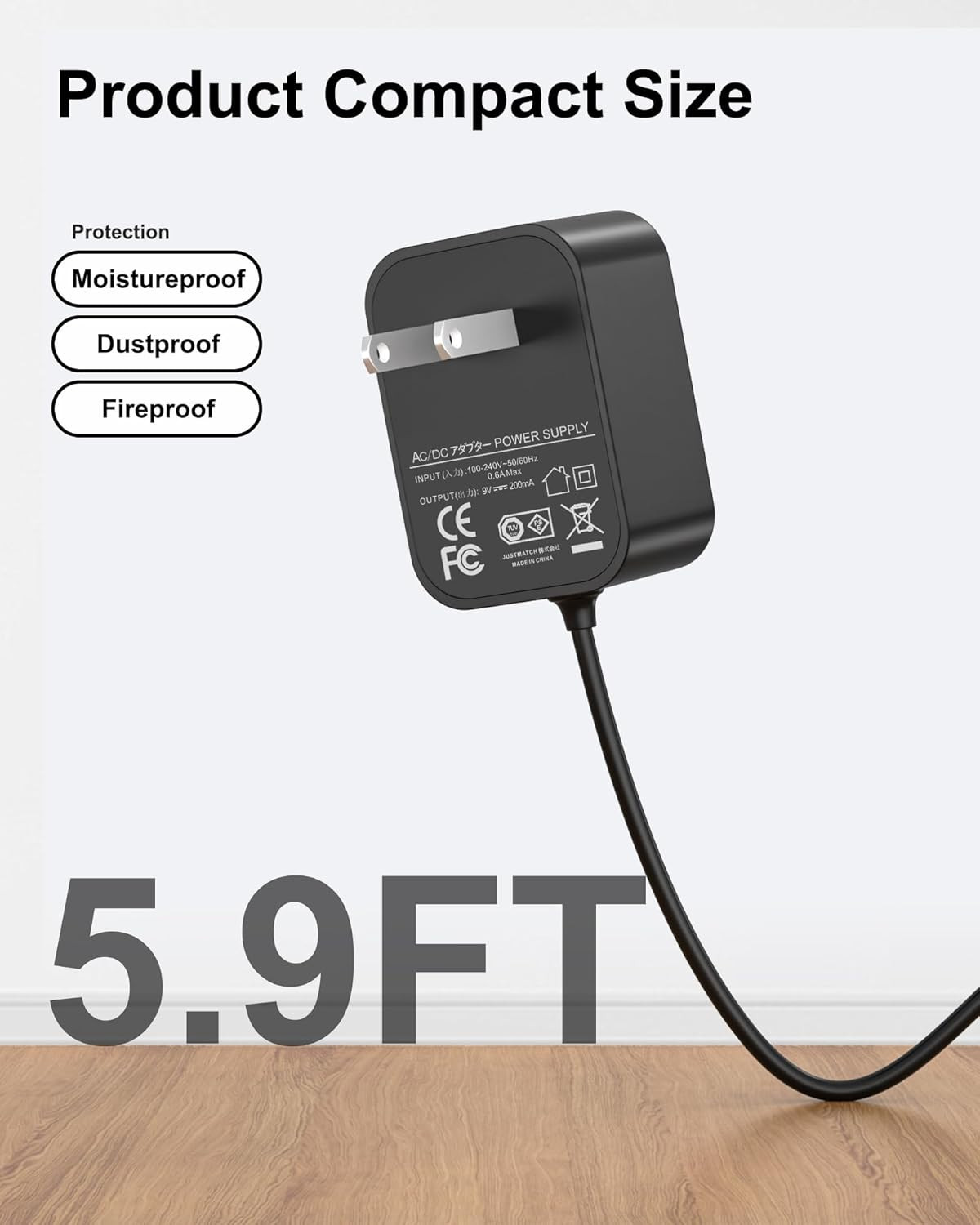 9V Charger for Black and Decker Screwdrivers LI2000 and LI3100 (Non-Type 2), Rep