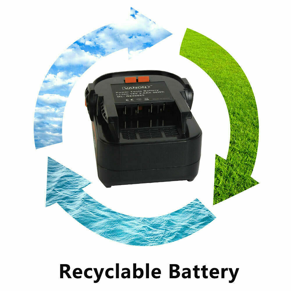 18 Volt 4.0AH For RIDGID R840085 R840087 Hyper Lithium-Ion 18V Battery R840083