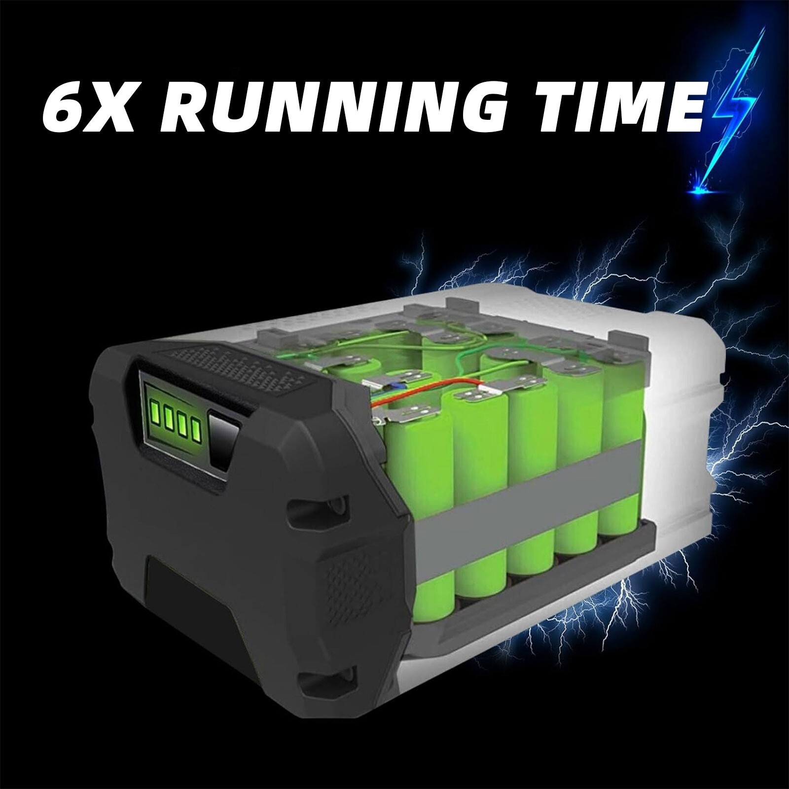 80V 8.0Ah Lithium-ion Battery For Greenworks PRO 80V GBA80200 GBA80600 2601302