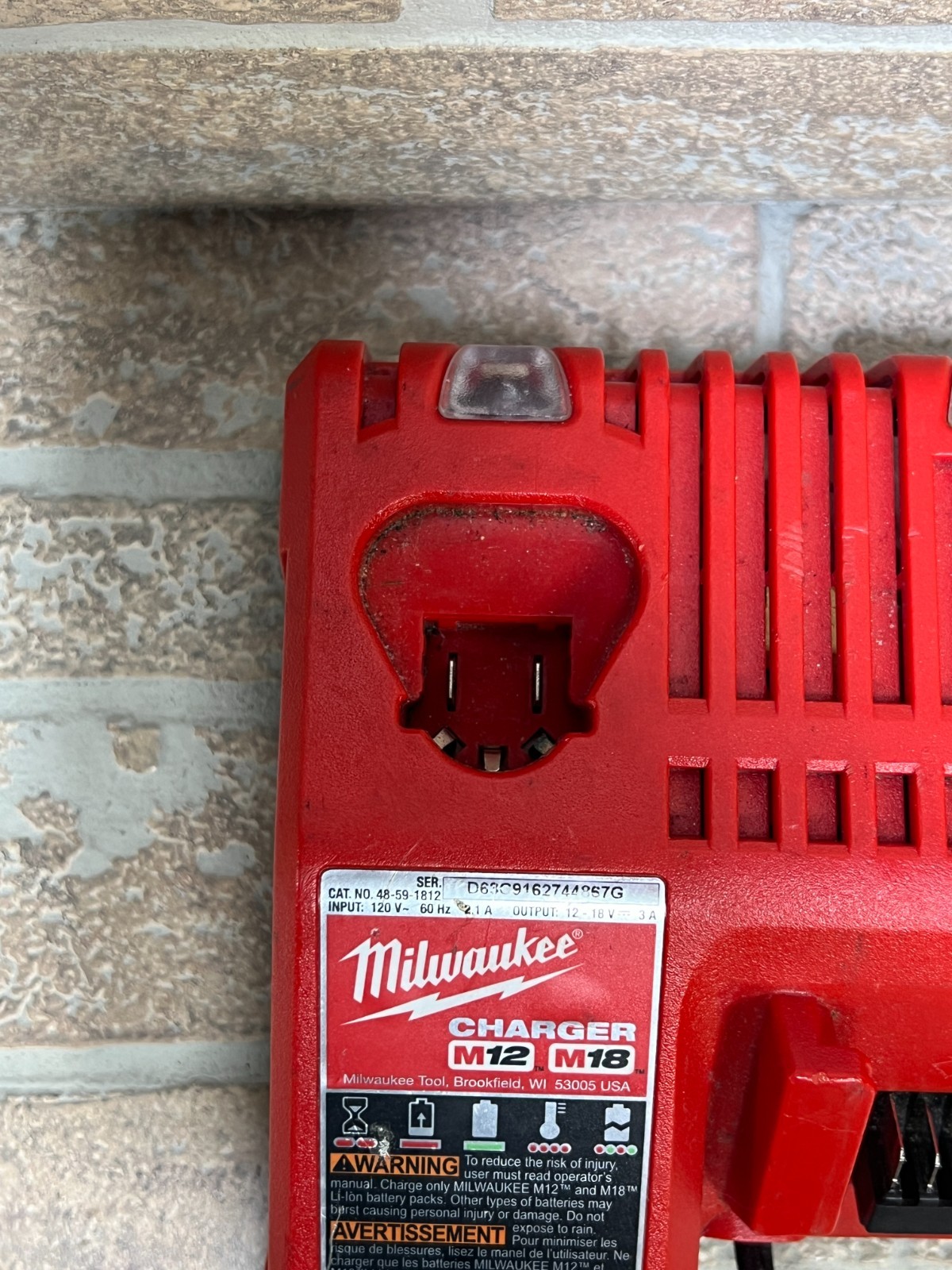 MILWAUKEE 18V M12 / M18 LITHIUM ION CHARGER