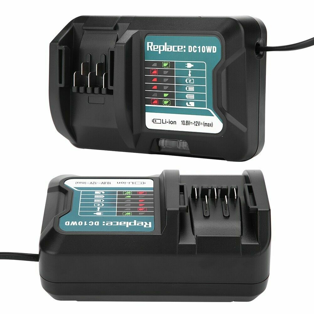 For Makita BL1021B BL1016 DC10WD DC10WC 10.8V 12V Battery Charger