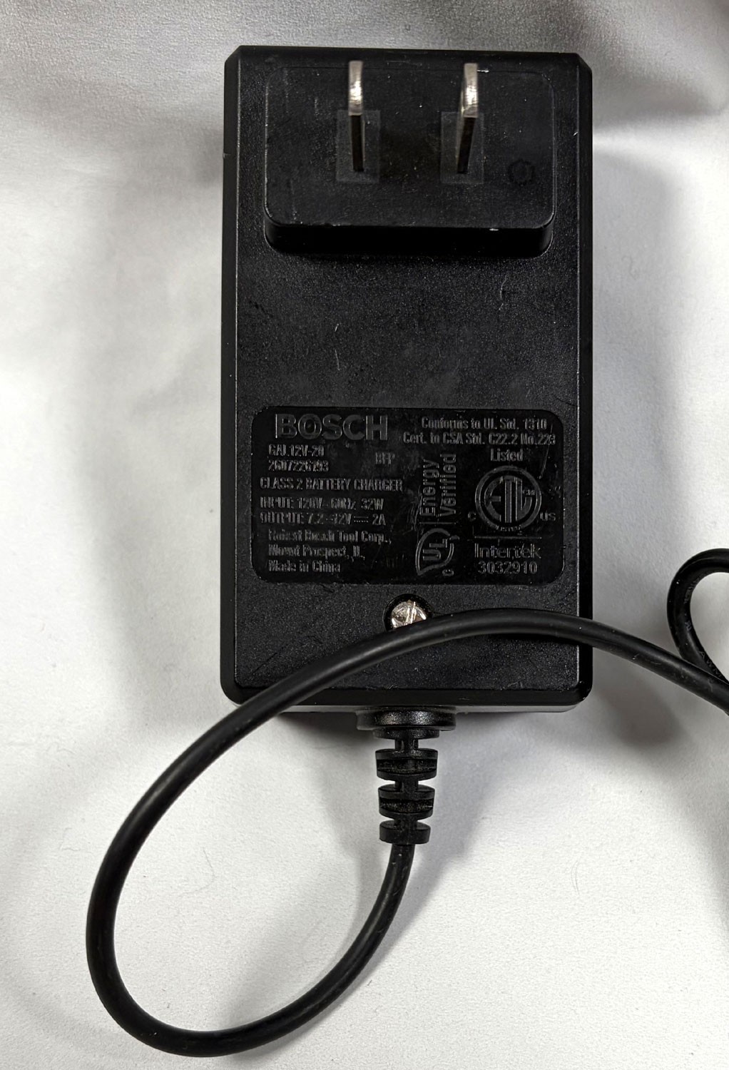 Bosch Battery Charger GAL12V-20