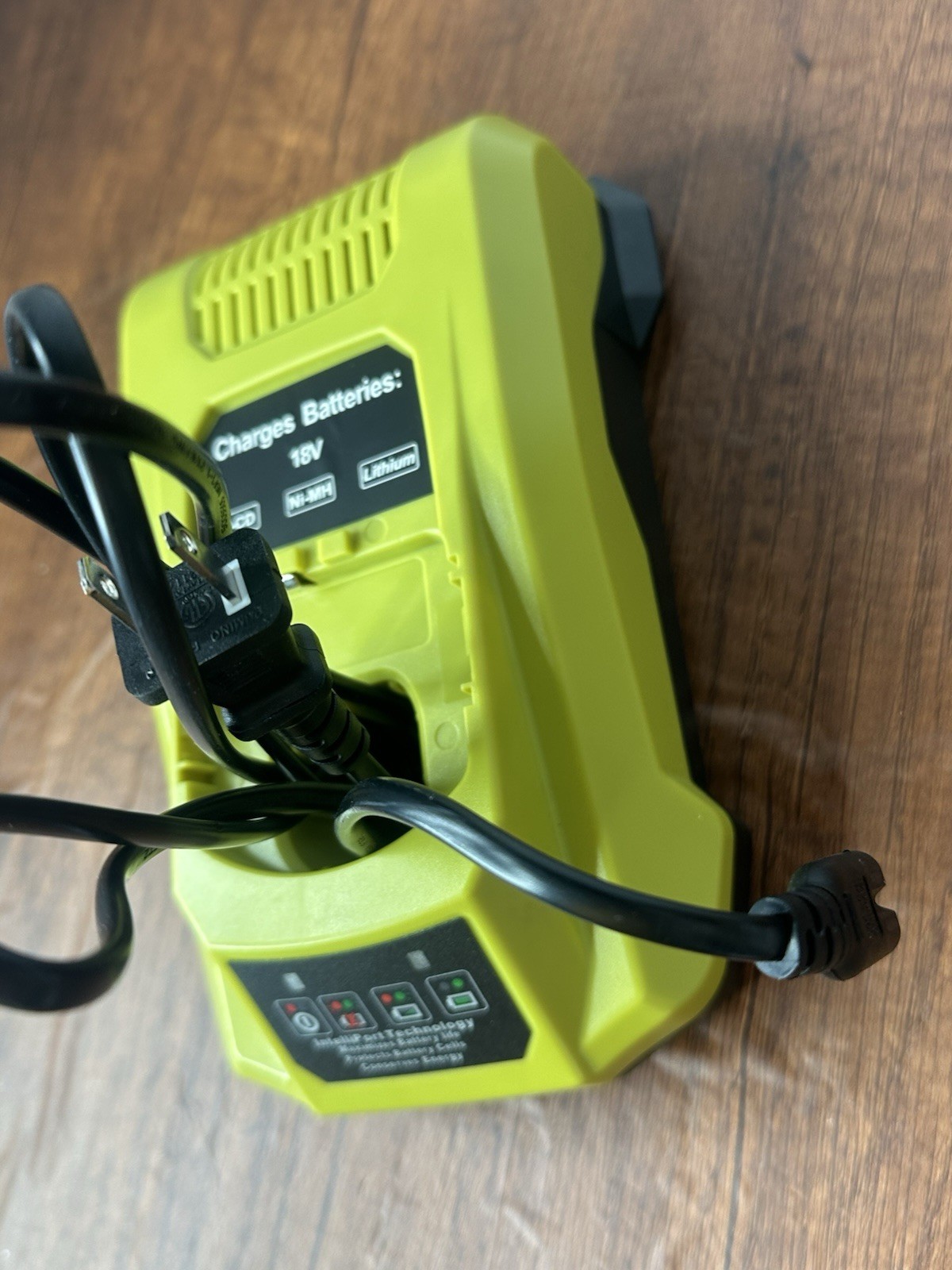 18V Battery Charger Compatible With Ryobi ONE+ Lithium NiCd NiMH Tested