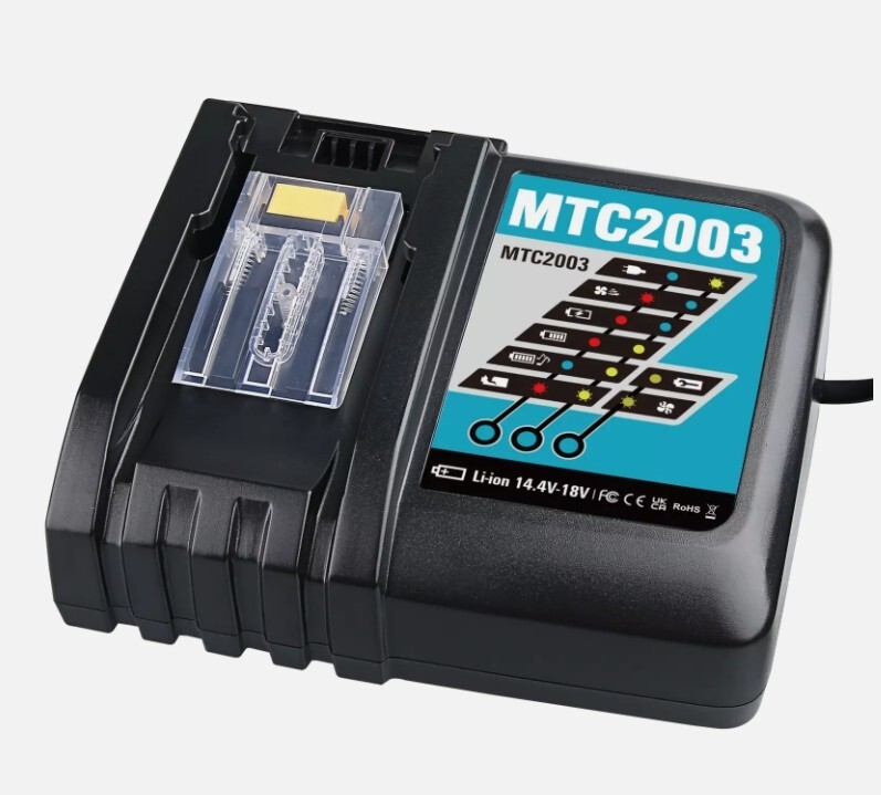 For Makita DC18RC 18V LXT Lithium‑Ion Rapid Optimum Battery Charger BL1830 1860