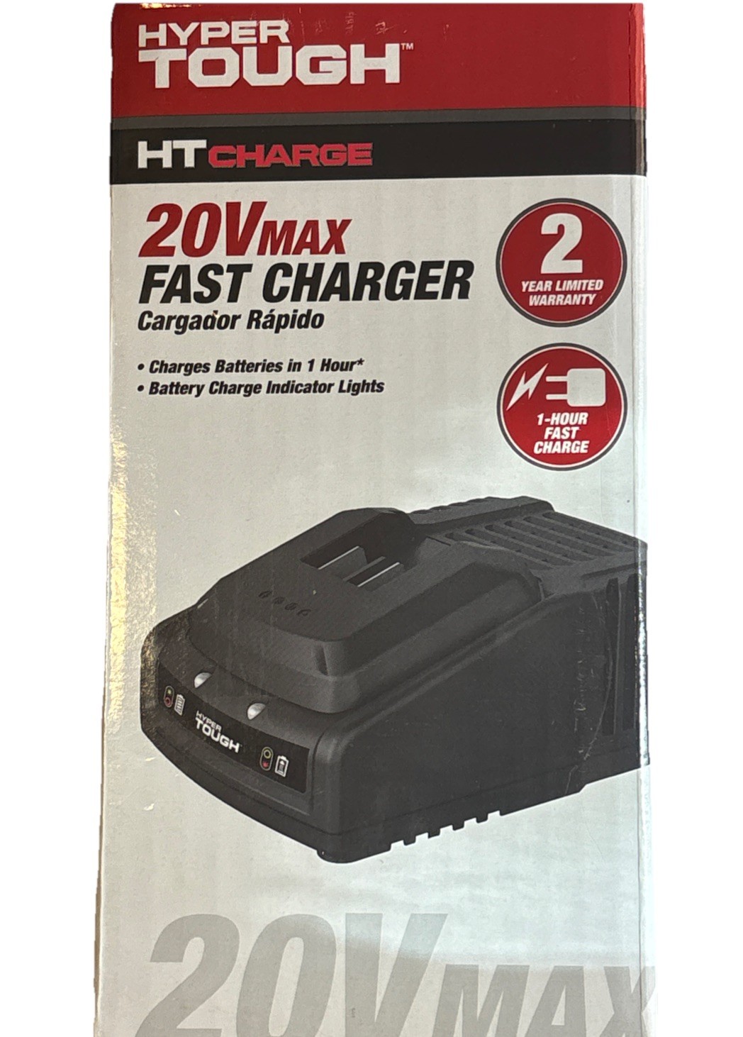 Hyper Tough HT19-401-003-13 20V Max Fast Charger – NEW SEALED
